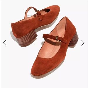 Madewell Delilah Mary Jane in Suede